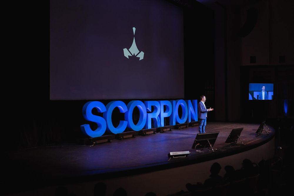 Corey Quinn presenting at Scorpion